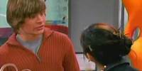 Zac Efron and Ashley kiss on suite life of Zack and Cody