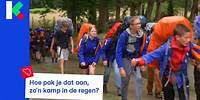 Veel jeugdbewegingen vertrekken deze week op kamp... in de regen