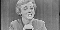 To Tell the Truth - "I impersonated a British general!"; PANEL: Betty White (Jan 20, 1959)