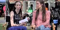 Christina and Dani Interview on the set of "Summer with Cimorelli"