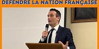 Florian Philippot au colloque de la défense de la Nation française