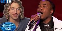 Burnell Taylor Sings For Survival and Top 6 Revealed - AMERICAN IDOL SEASON 12