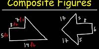 How To Find The Area of Composite Figures With Triangles - Math