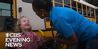 School bus driver forms unexpected bond with 5-year-old girl
