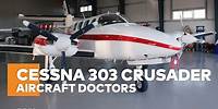 Cessna 303 Crusader - 50-Stunden-Inspektion | Aircraft Doctors S02E06