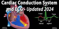 Cardiac Conduction System and Understanding ECG/EKG - Updated 2024, Animation