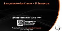 Lançamento dos Cursos 2° semestre + Sorteio de Bolsas - G7