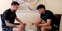 Jenga-Challenge mit Freddy Baum & Mika Hanraths | Alemannia Aachen im Trainingslager