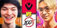 SINATRAA REACTS TO SENTINELS VS 100T (GAME OF CENTURY)