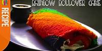 Rainbow Rollover Cake Recipe | Tilly Ramsay