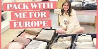 Pack with me for my Europe trip! | Bea Alonzo