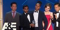 "Master of None" Wins Best Comedy Series | 2016 Critics' Choice Awards | A&E
