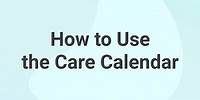 Scheduling Support with the Give InKind Care Calendar