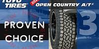 (NEW) A/T 3 TOYO OPEN COUNTRY - Proven & Tested!