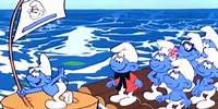 Lost At Sea With A Shark! @TheSmurfsEnglish