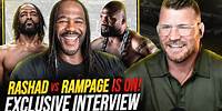 BISPING interviews RASHAD EVANS: Rematches RAMPAGE JACKSON in BOXING!