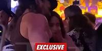 #JasonMomoa packed on the PDA with his GF, #AdriaArjona -- and the sweet moment was caught on video!