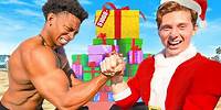 Beat Santa at Arm Wrestling, Win $1,000 Gift
