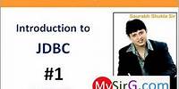 #1 Introduction to JDBC part 4 of 6