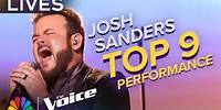 Josh Sanders Performs Chris Stapleton's "White Horse" | The Voice Lives | NBC