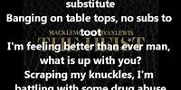 Macklemore - Ten Thousand Hours (Lyrics On Screen) (The Heist)