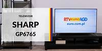 Telewizor Sharp GP6765 – dane techniczne – RTV EURO AGD