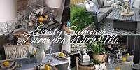 NEW🍋EARLY SUMMER DECORATE WITH ME🍋/FARMHOUSE SUMMER DECORATE WITH ME🌱🍋SUMMER DECORATING INSPIRATION🌱