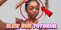 HOW TO: SLICK BUN ON SHORT HAIR