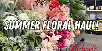 NEW summer florals from Michaels! Flower Haul