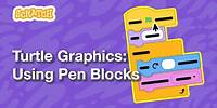 Turtle Graphics: Using Pen Blocks in Scratch | Tutorial