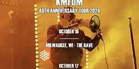 KMFDM - 40th Anniversary Tour Announcement - Tickets on Sale June 19th!