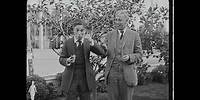 Charlie Chaplin and Max Eastman - Rare Archival Footage