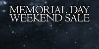 Memorial Weekend sale!