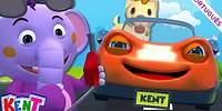 🎶 Canção infantil | Canção divertida de Carro 🚘 | Kent o Elefante