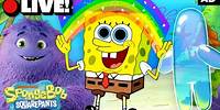 🔴LIVE: INSIDE SpongeBob’s Imagination w/ Squidward, Patrick, Bubble Buddy & More! | SpongeBob