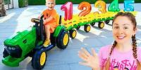 Learning Numbers with Oliver: Fun Tractor Ride