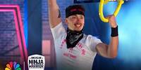 Rookie Makes an Epic Comeback from a Tight Spot | American Ninja Warrior | NBC