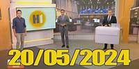 Hora Um VIVO (HD) é o novo telejornal da Globo 20/05/2024