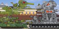 Destroy VK-44 by all means - Shelling the Kremlin - Cartoons about tanks