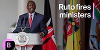 Kenya Protests: President William Ruto Fires Most of His Cabinet