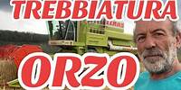 TREBBIATURA ORZO con CLAAS MEGA 202 PRATAVECCHIA DRONERO CUNEO PIEMONTE