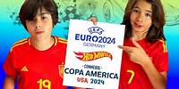 Eurocopa Vs. Copa America 🏎⚽ HOT WHEELS ⚽🏎 Los 40 PAISES!!