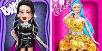 NEW 123 GO! BRATZ vs BARBIE TOTAL MAKEOVER || E-girl VS Soft Girl Beauty Hacks