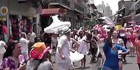 Laura & Andy's Wedding Second Line in New Orleans