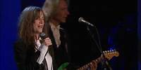 Patti Smith performs "Because the Night" at the 2007 Rock & Roll Hall of Fame Induction Ceremony
