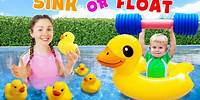 Sink or Float – Experimentos científicos legais para crianças