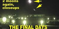 The final days. 2 moons again, closeups this time. FAA weather camera in Utah. Jan 28 2022.
