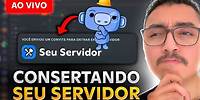 Analisando e CONSERTANDO os Servidores de Discord dos Inscritos 🔴 AO VIVO