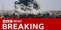 International Court orders Israel to halt offensive in Rafah | BBC News