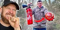 EXPLOSION in Mattins Händen! - Anti-Feuer Ball zum Löschen von Bränden? | Fritz Meinecke reagiert